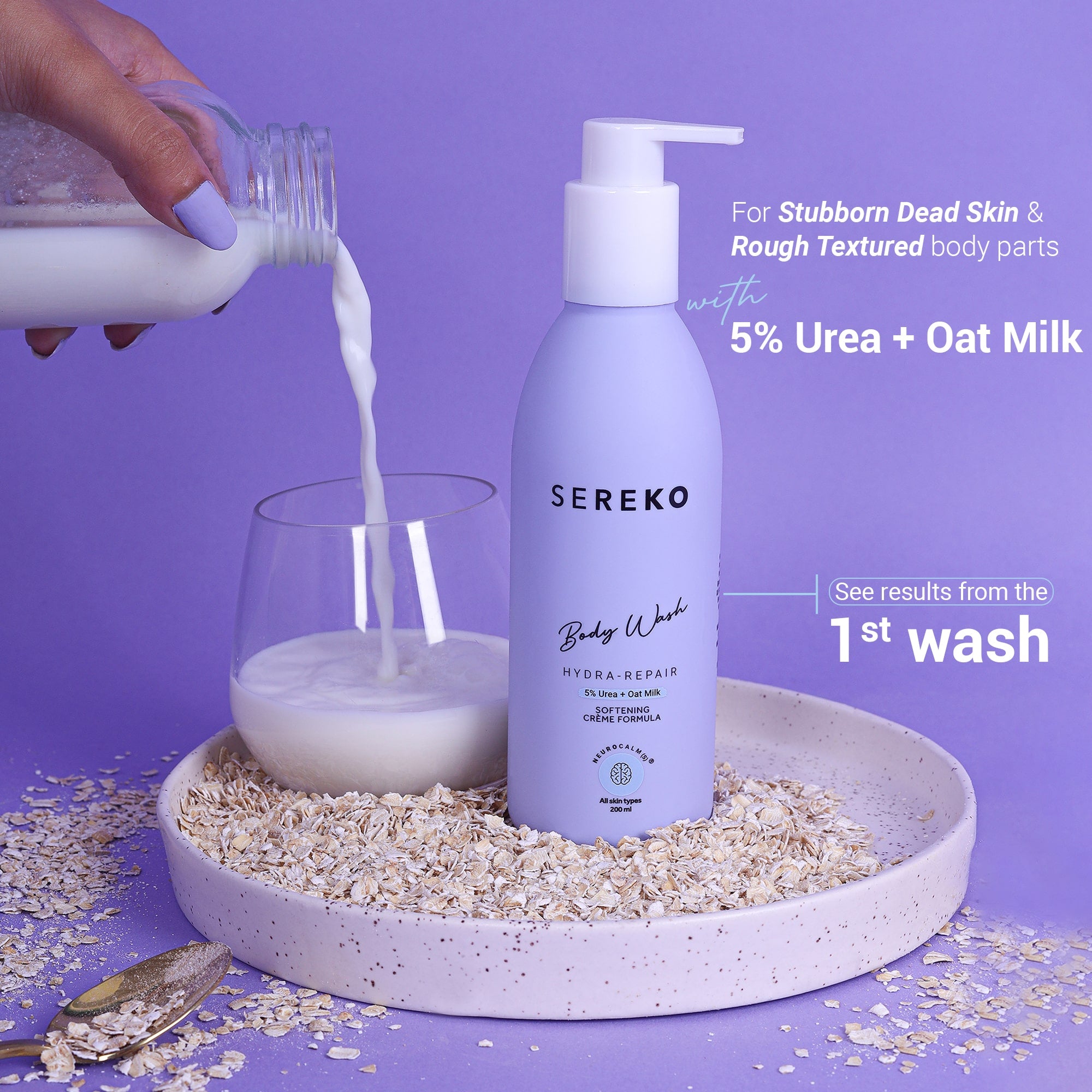Product media Hydra-Repair 5% Urea & Oat Milk Body Wash