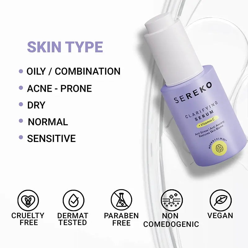 Product media serum for acne prone skin