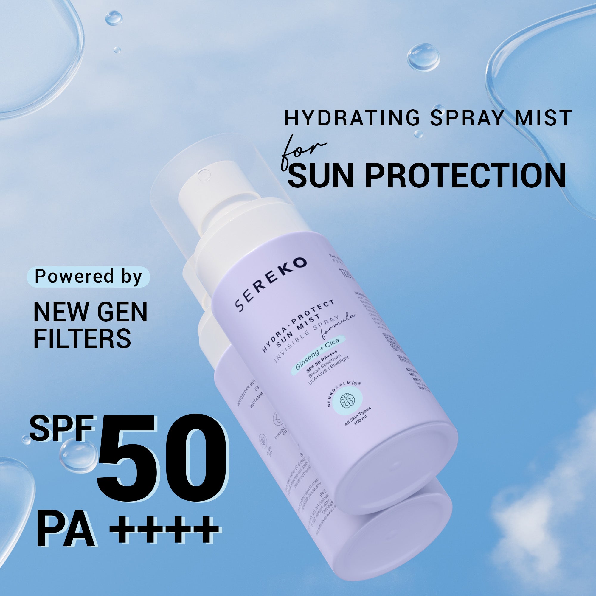 Product media Best SPF 50 sunscreen mist