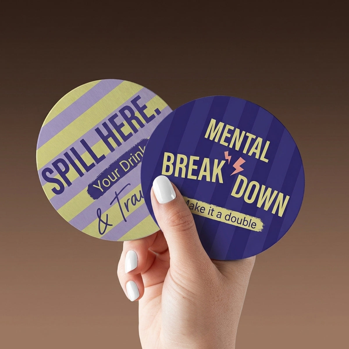 Product media Emotional Support Coasters