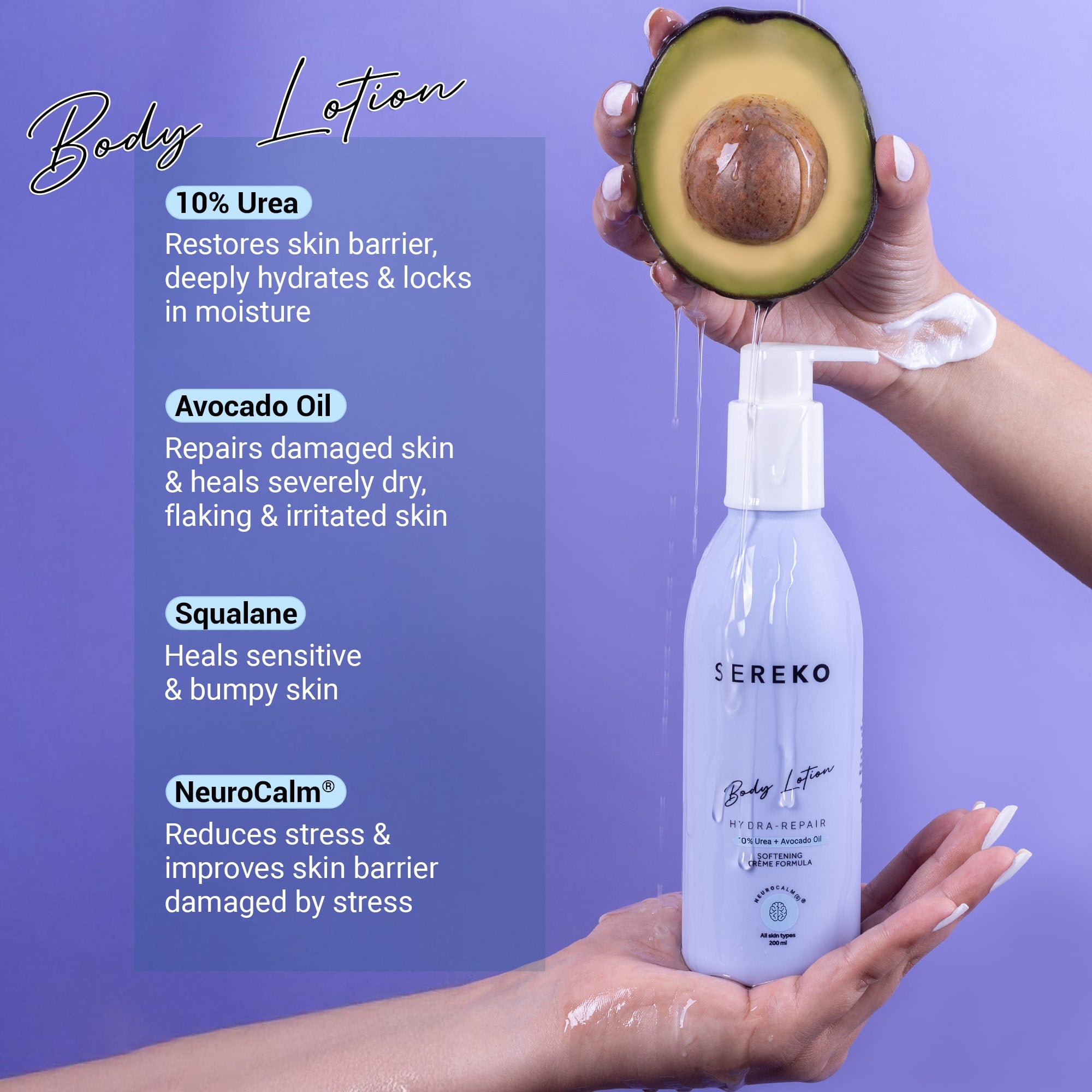 Product media 48hr Dry Skin Relief Body Wash & Body Lotion Combo with Urea Treatment