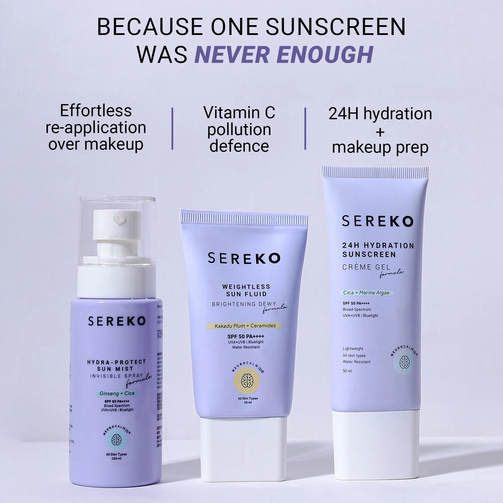 Product media Prep-Protect-Reapply SPF 50+ Sunscreen Trio