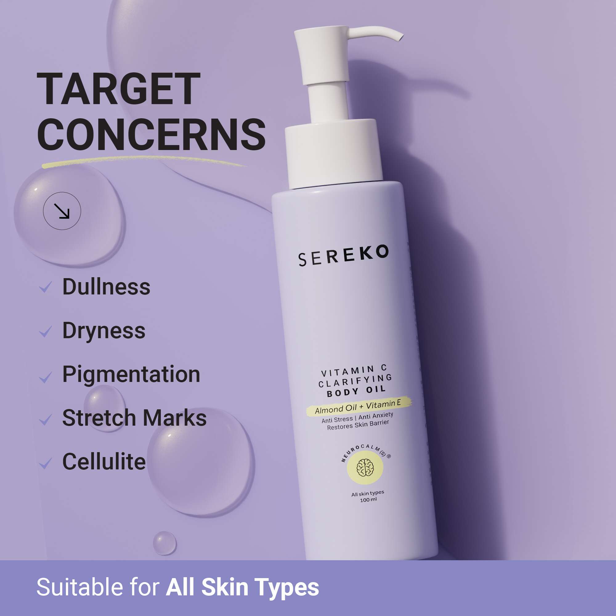 Product media Clarifying Body Oil Target Concerns