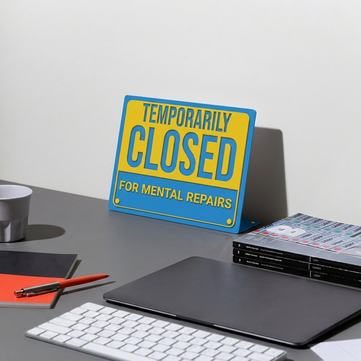 Product media Temporarily Closed Signage