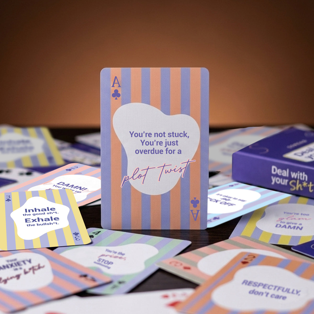 Product media Deal With Your Sh*t Playing Cards