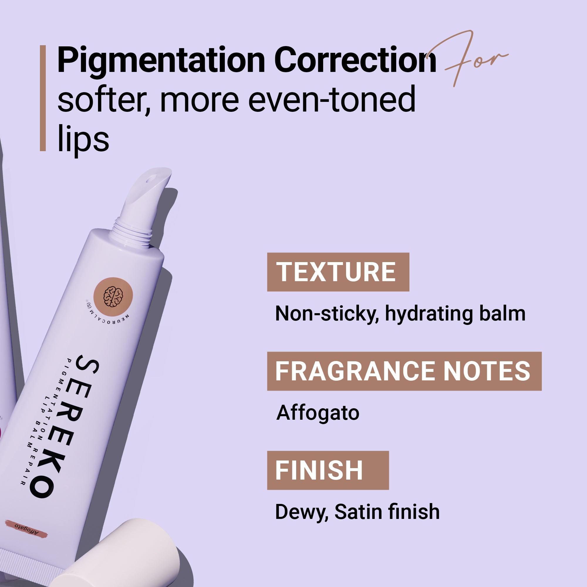 Product media lip balm for dry lips