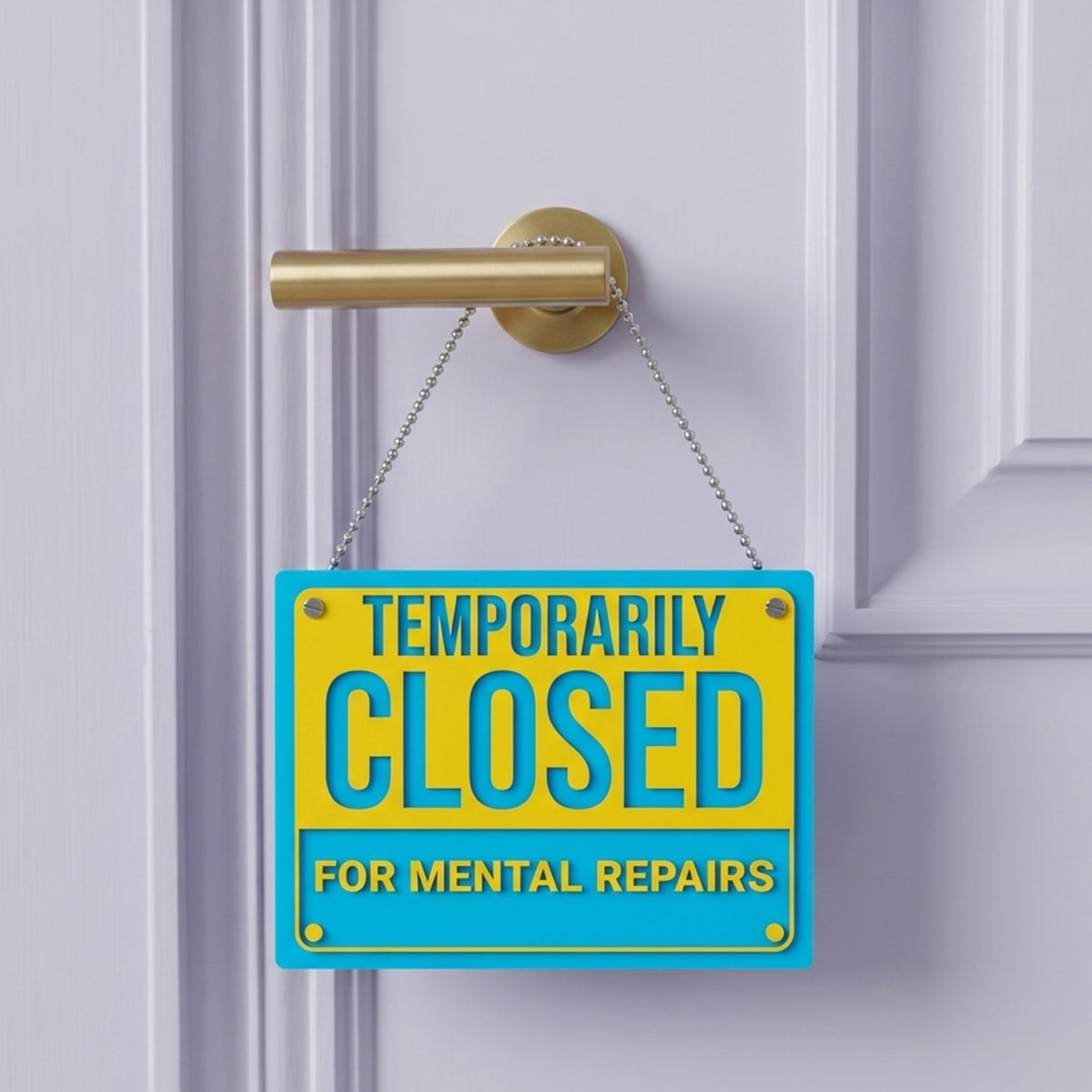 Product media Temporarily Closed Signage