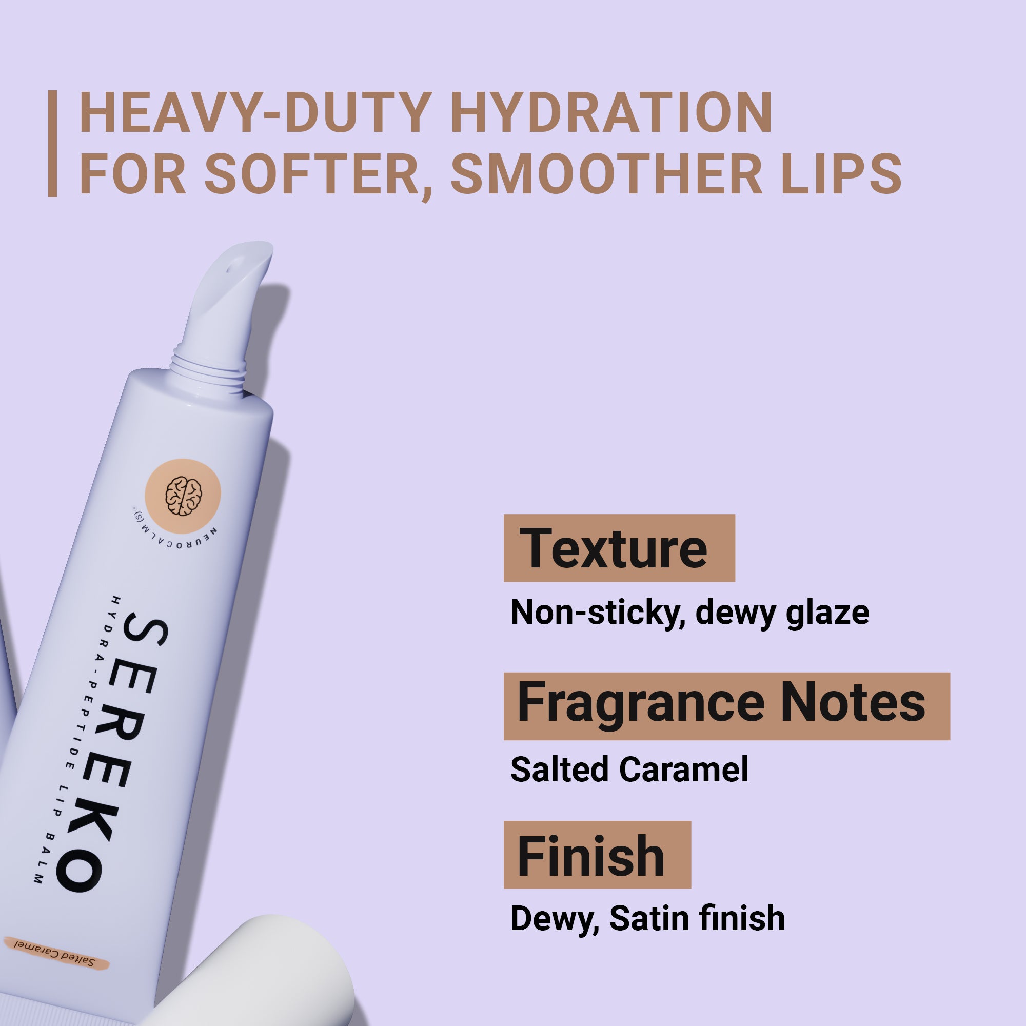 Product media lip balm for soft lips