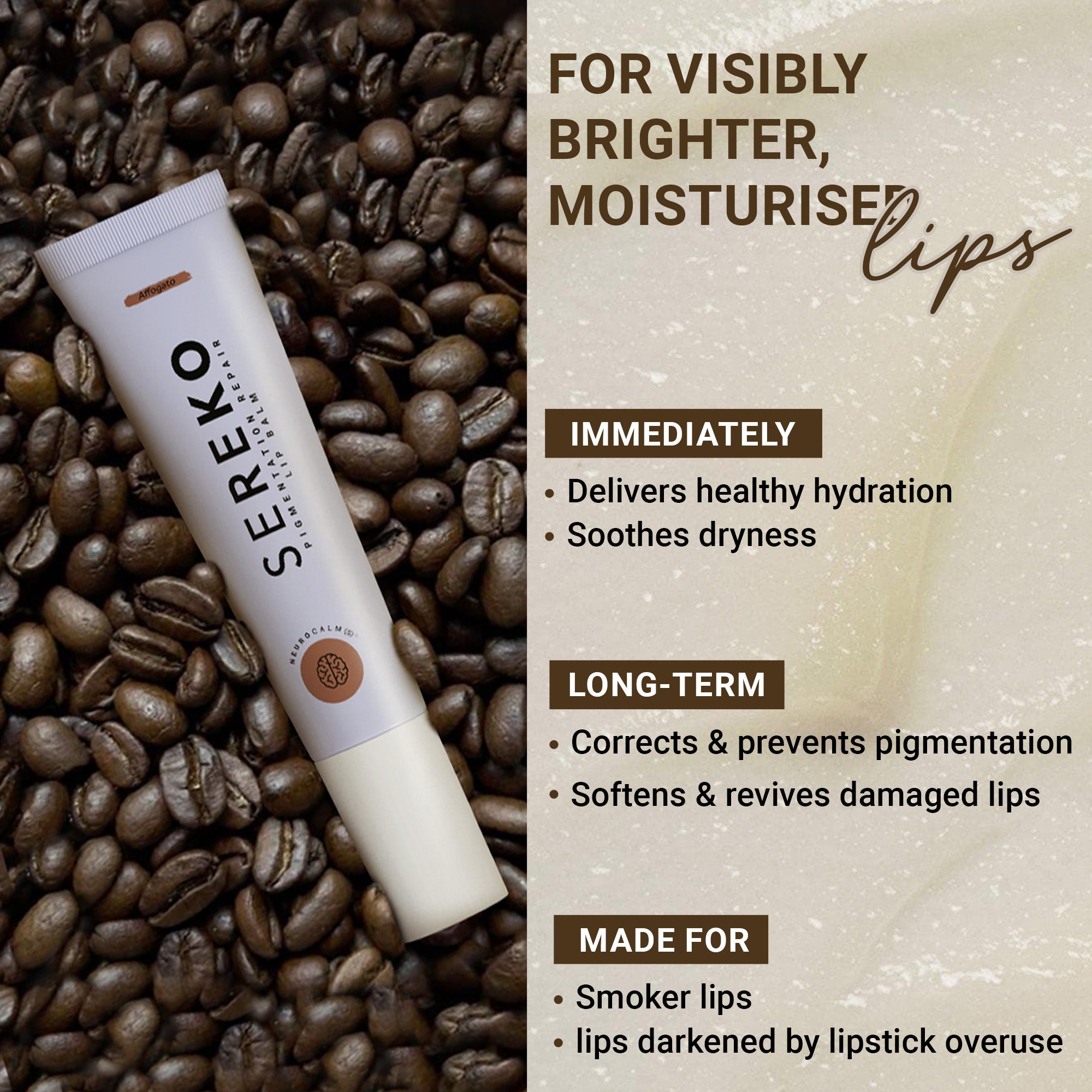 Product media Pigmentation Repair Lip Balm Affogato Pack of 2