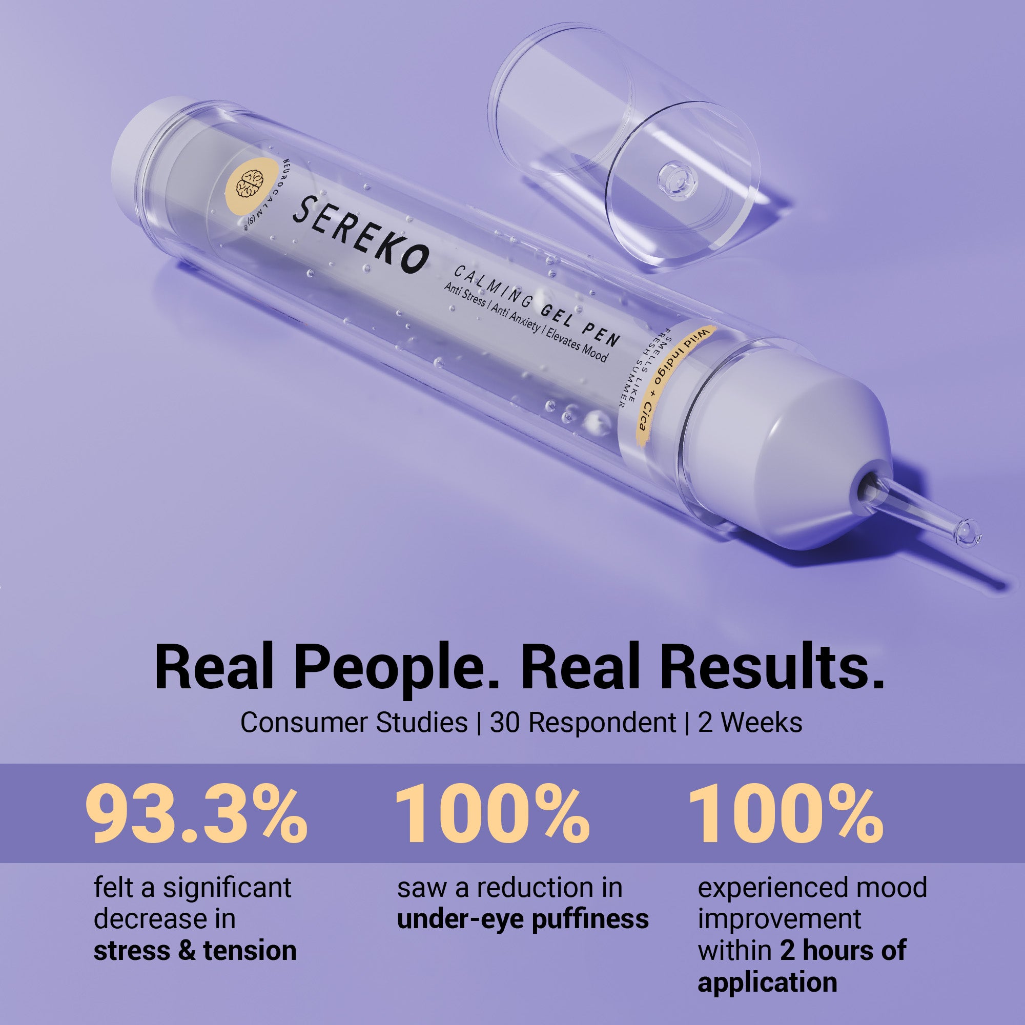 Product media stress reducing gel pen