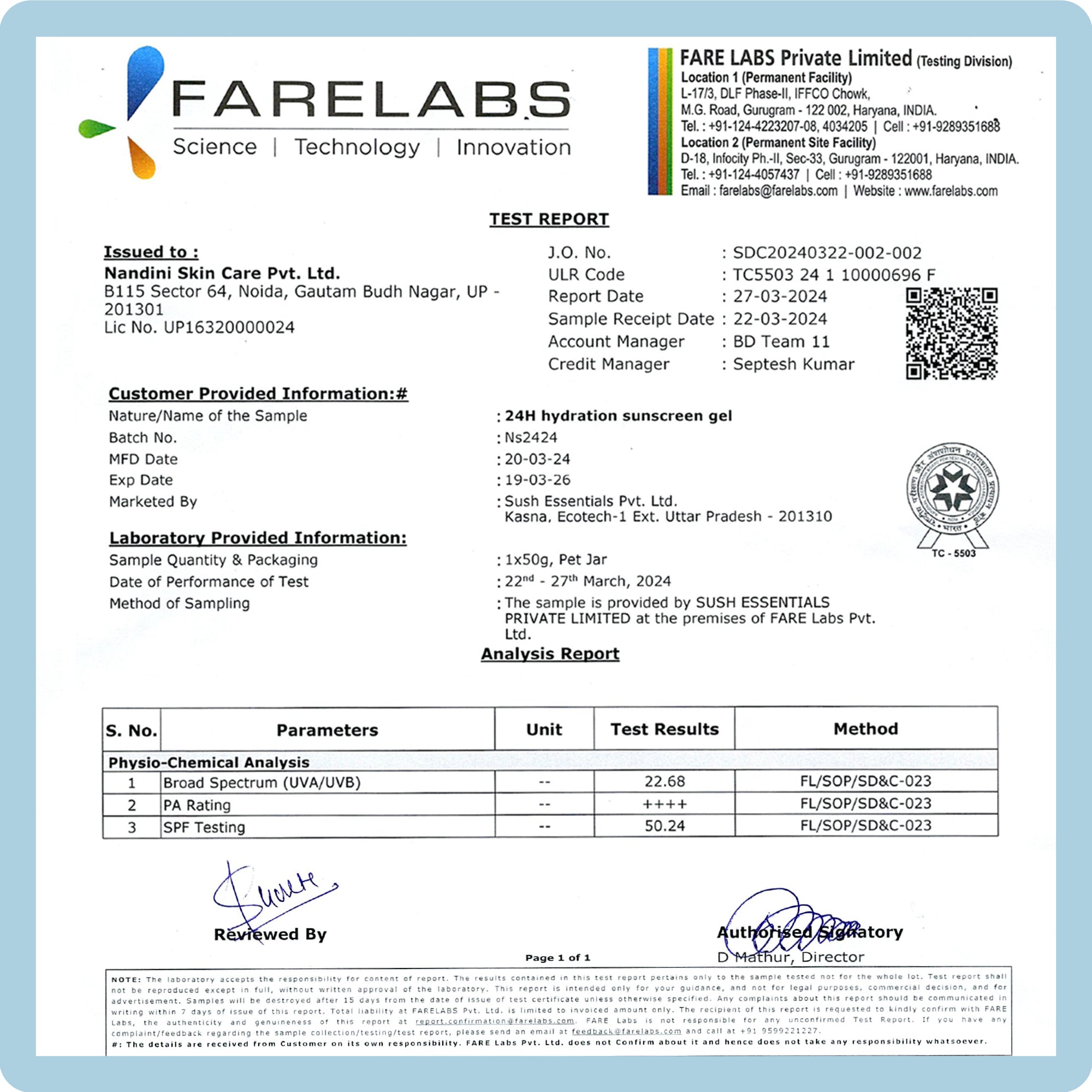 Product media 24H Hydration Sunscreen Mini-15ml