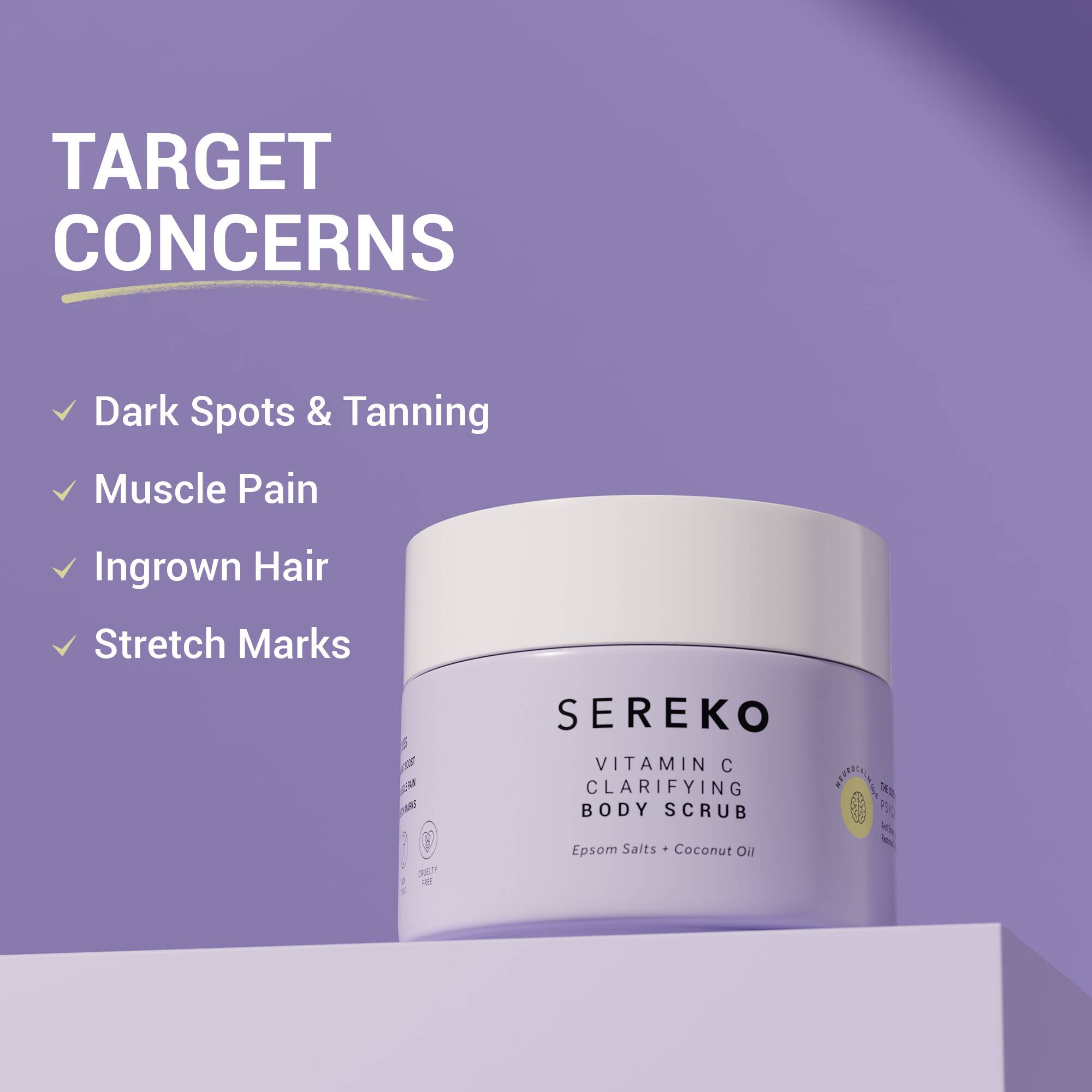 Product media Clarifying Body Scrub Shows Target Concerns