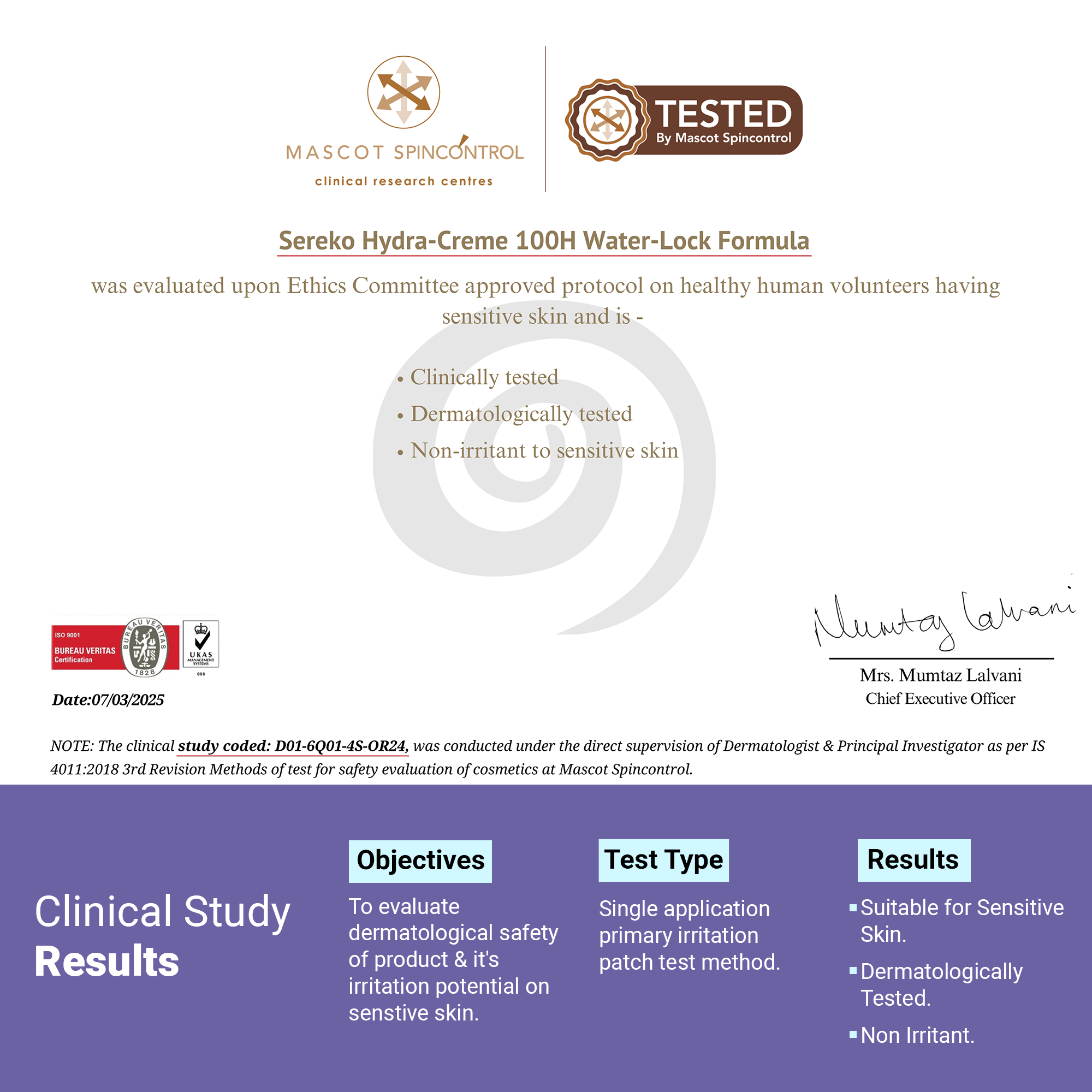 Product media Hydra-Crème 100H Water Lock Formula