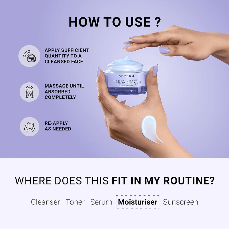 Product media face cream for dryness