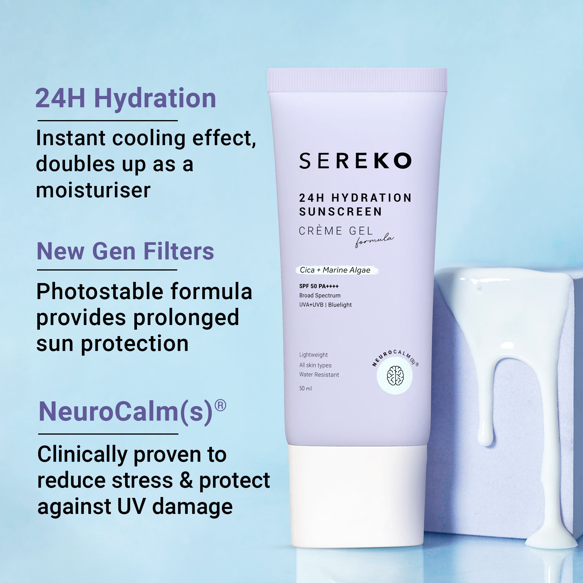 24H Hydration Sunscreen For Hydration & Sun Protection