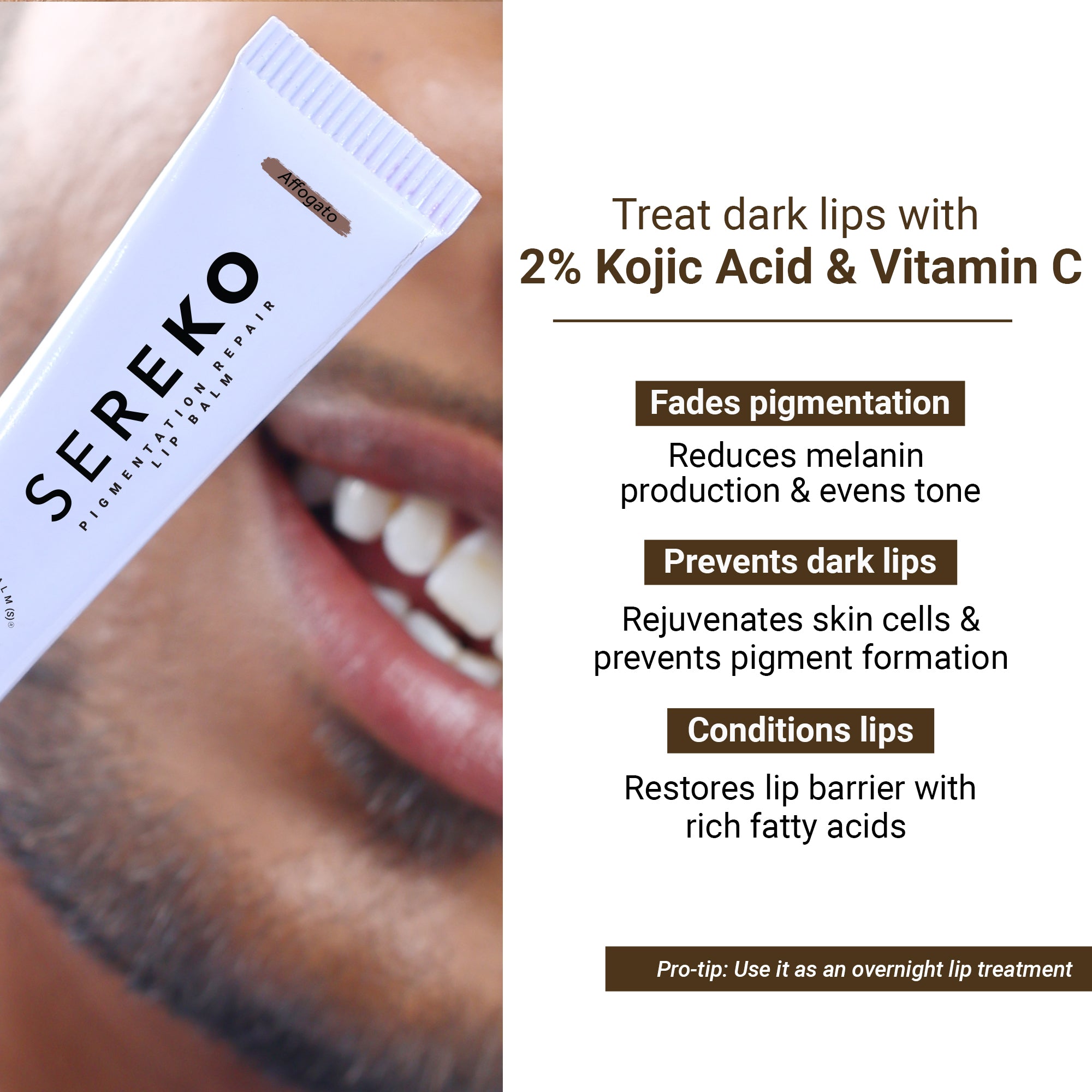 Pigmentation Repair Lip Balm for Men