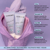 48hr Dry Skin Relief Body Wash & Body Lotion Travel Combo with Urea Treatment