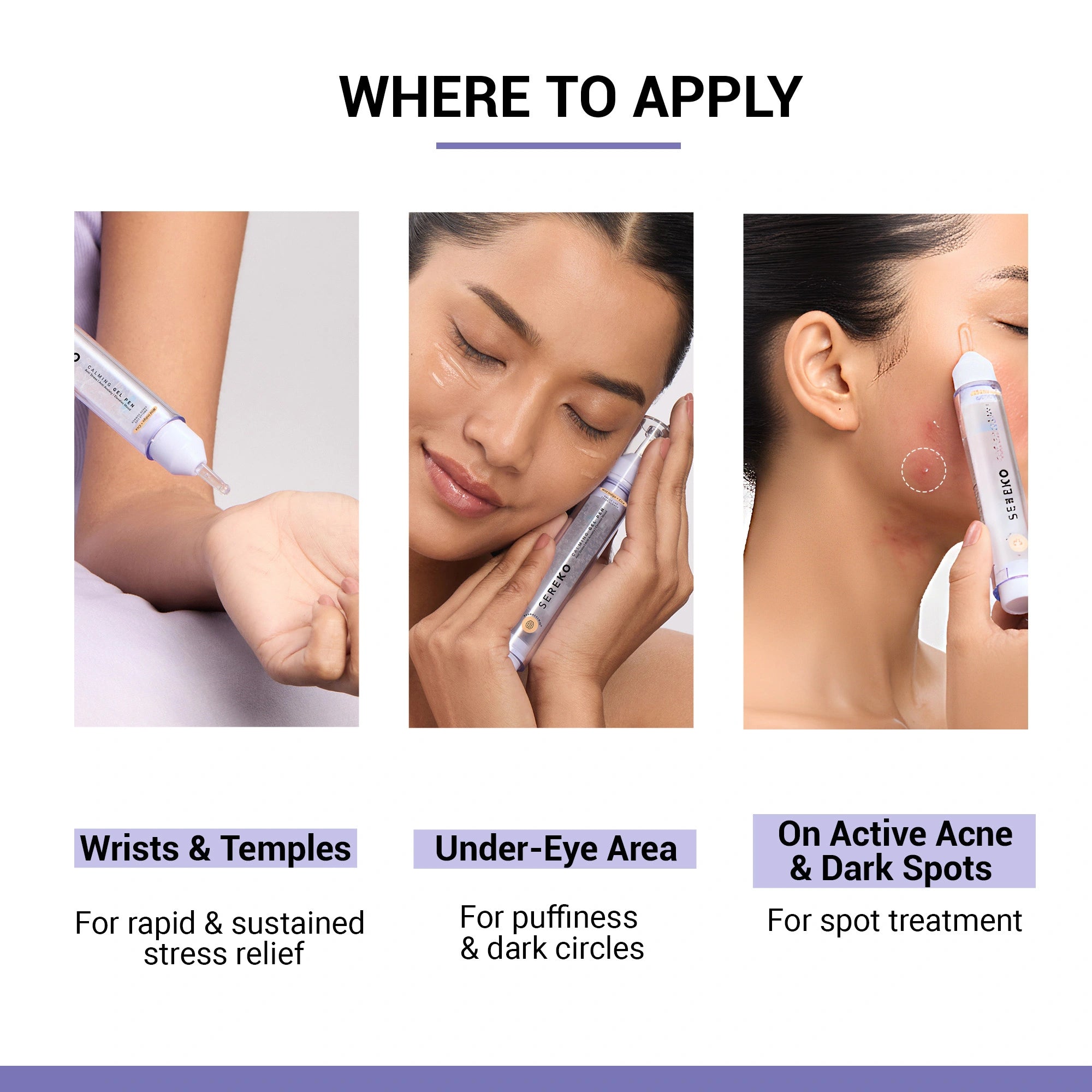 10 Mins De-Stress Kit | Calming Gel Pen [10ml] + Ice Globes