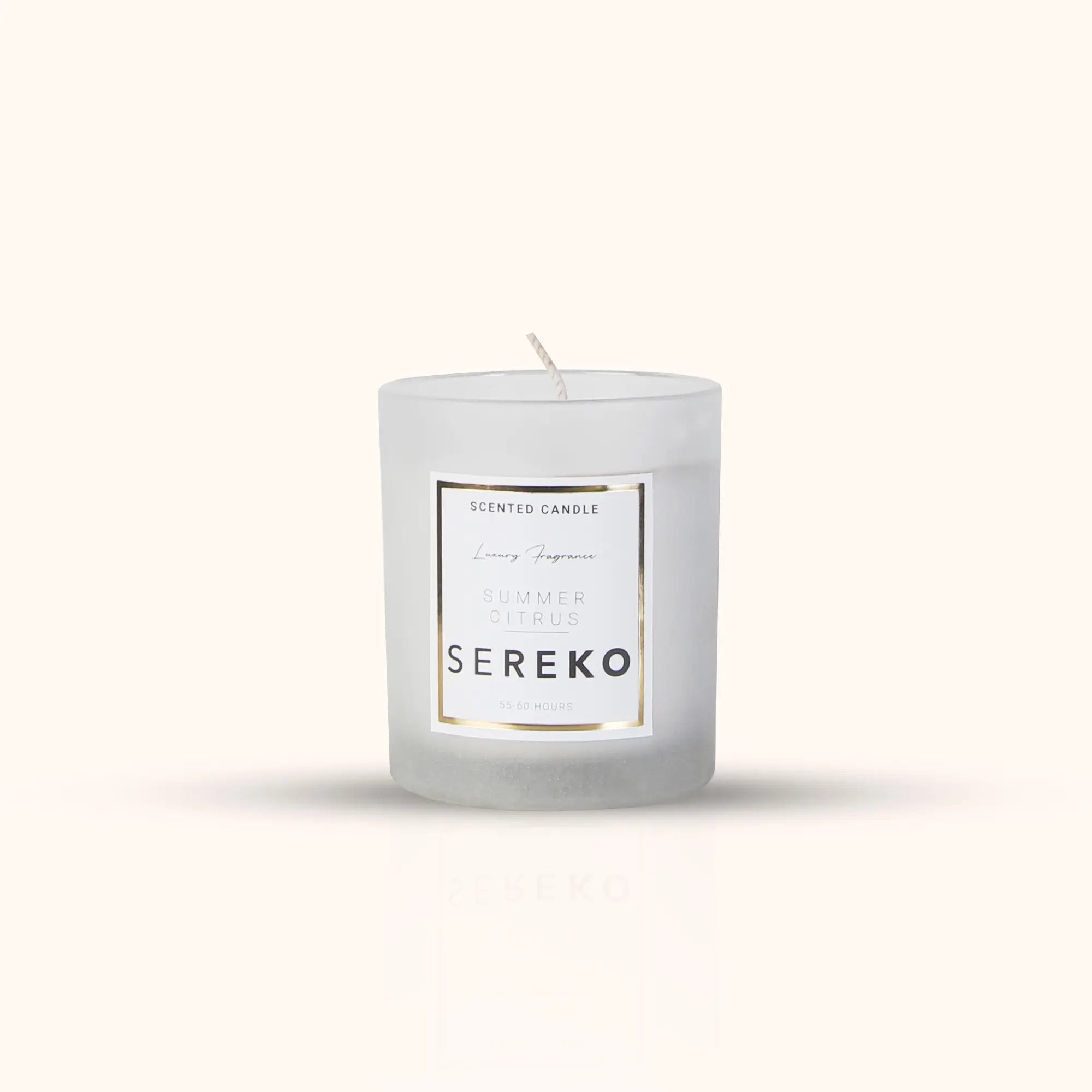 Summer Citrus Scented Soy Candle